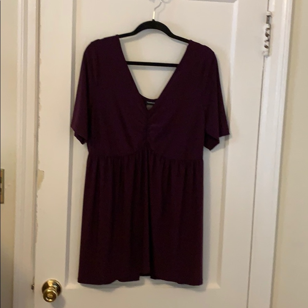 Torrid Cinch Top Babydoll Blouse